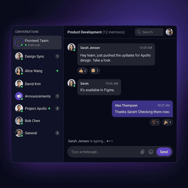 Chat Realtime xongviec.vn